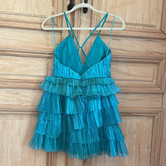 LUXXEL Tulle mini cocktail dress - Picture 6 of 7